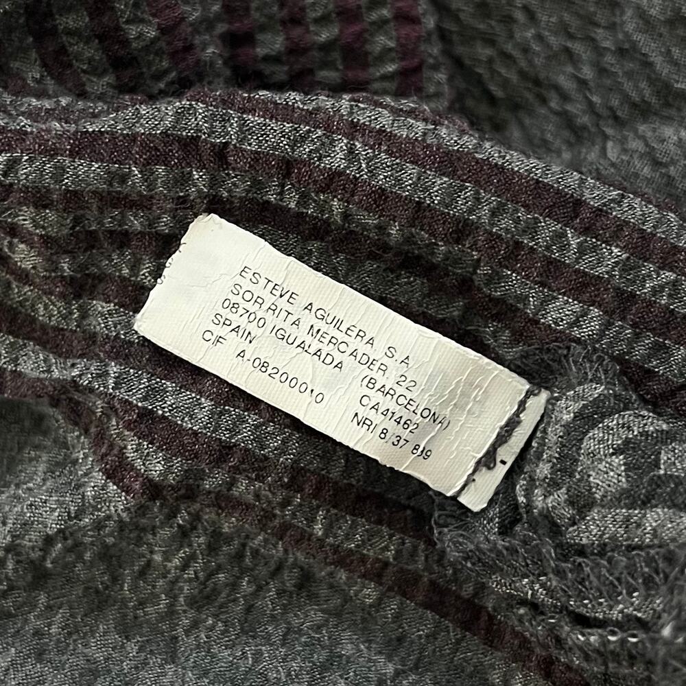 Sita Murt Striped Crepe Midi Dress Lightweight Comfy Cross Back BOHO Size Small - Picture 10 of 11